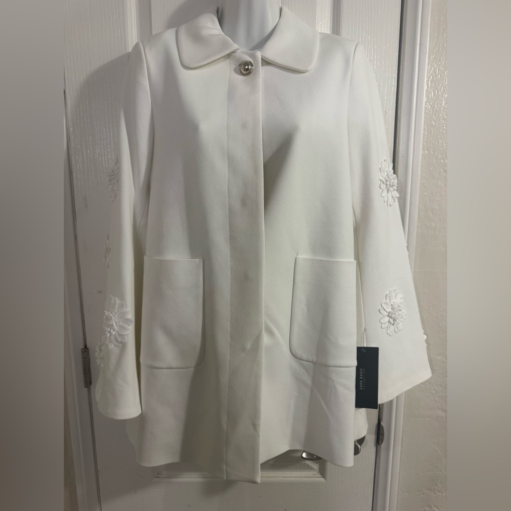 Zara Basic Cream Blazer